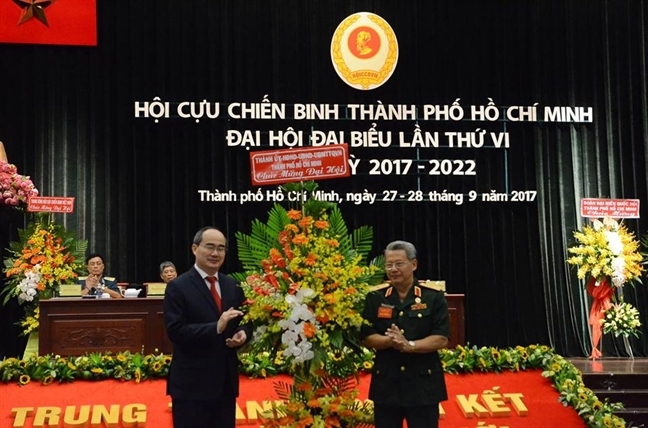 Bi thu Nguyen Thien Nhan: Hoi Cuu chien binh luon la nong cot xay dung va bao ve thanh pho