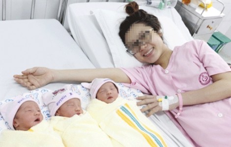 Sản phụ 24 tuổi ở Kiên Giang sinh tự nhiên một lúc 3 con gái xinh xắn