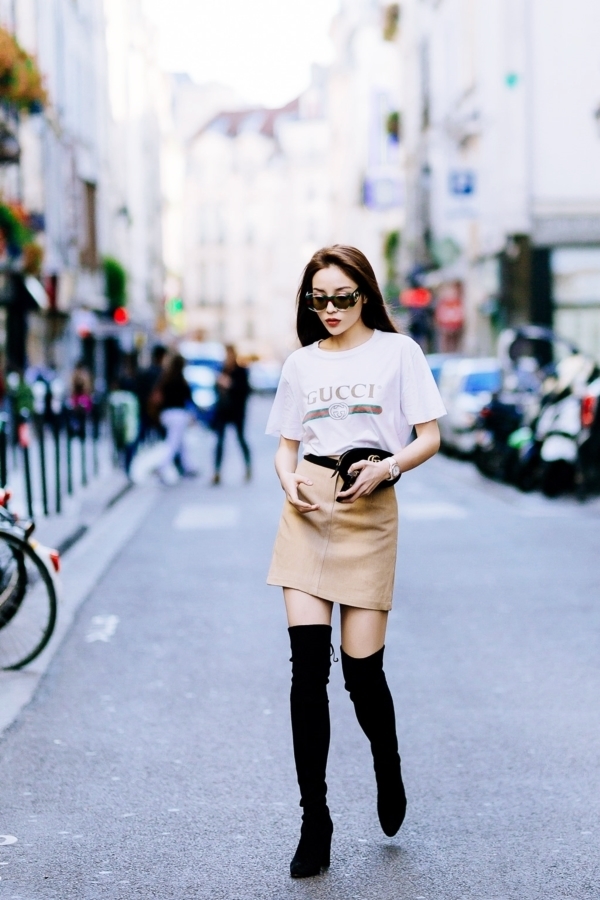 Thoi trang sao Viet noi bat tuan qua tai Paris Fasion Week 