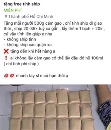 'Tặng đồ free, tính tiền ship': Hình thức kinh doanh độc đáo tại Sài Gòn