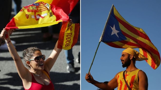Khung hoang chinh tri Tay Ban Nha: Catalonia ky tuyen ngon doc lap ‘treo’