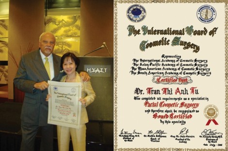 'Board Certified' trong lĩnh vực y khoa thẩm mỹ Việt Nam?