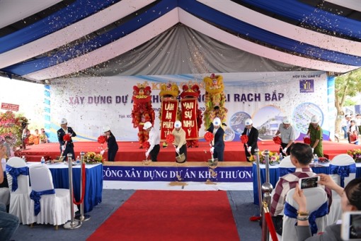 Lễ khởi công xây dựng khu thương mại Rạch Bắp