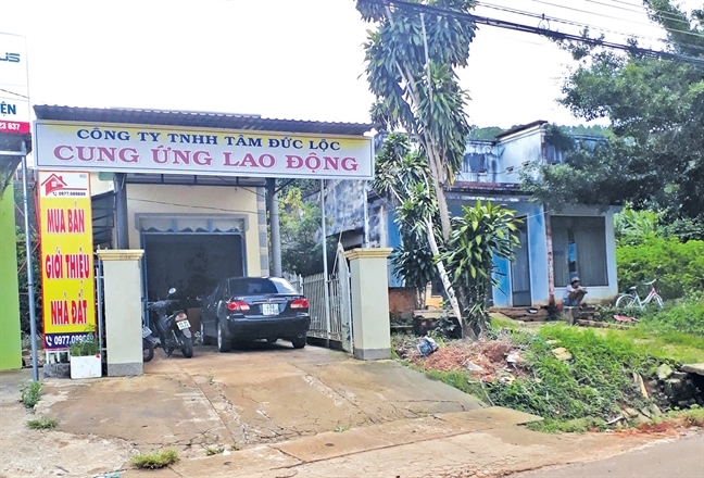 Vach mat duong day lua dua nguoi di lao dong kho sai: Chọ mua, bán lao dọng