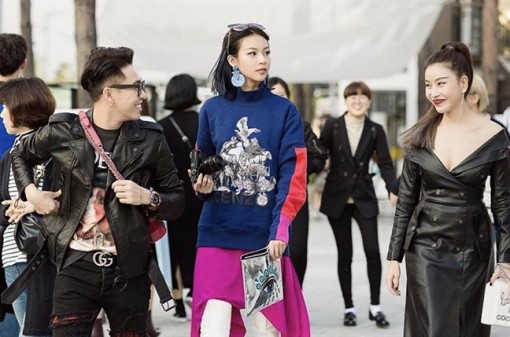 Ngắm mỹ nhân Việt khoe sắc trong street style tại Seoul Fashion Week