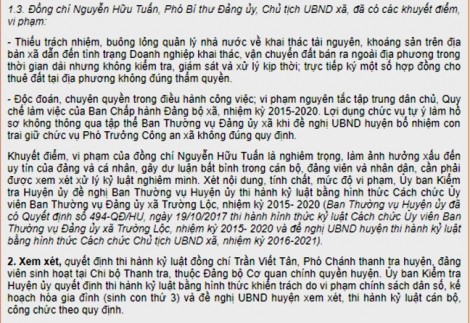 Đề nghị cách chức Chủ tịch xã bổ nhiệm con trai sai quy định