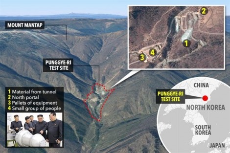 Triều Tiên: Sập đường hầm bãi thử hạt nhân, ít nhất 200 người chết