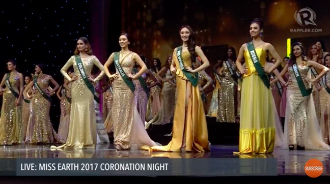 Ha Thu truot top 8, vuong mien 'Hoa hau Trai dat 2017' thuoc ve nguoi dep Philippines