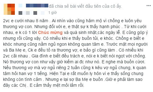 Vo len mang than tho muon bo chong, khong ngo bi 'nem da' toi boi