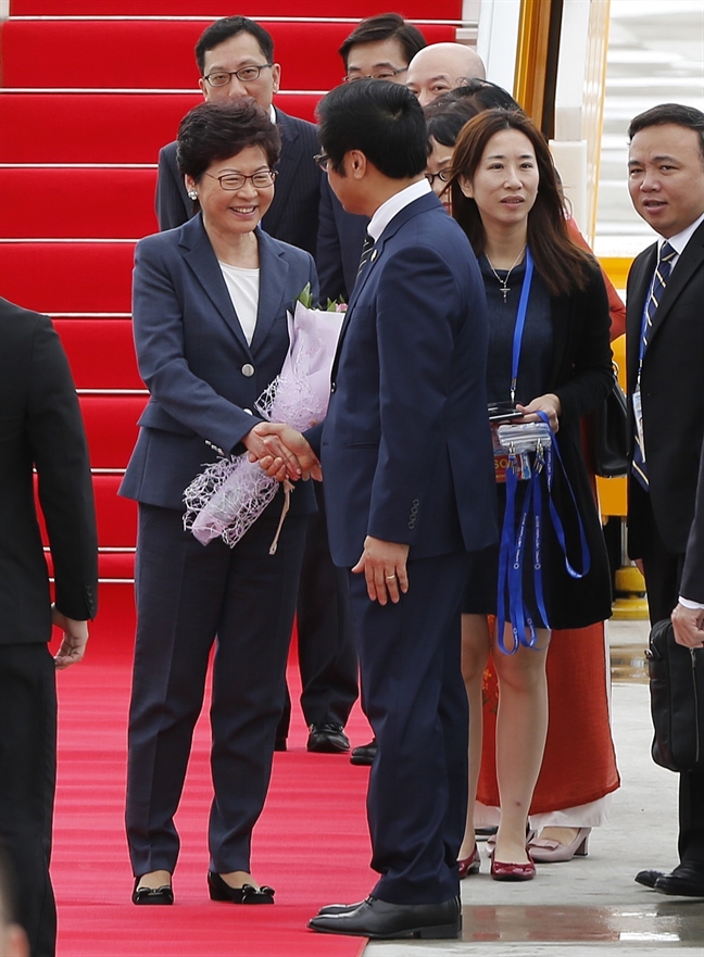 Lanh dao cac nuoc lien tuc den Da Nang du APEC 2017