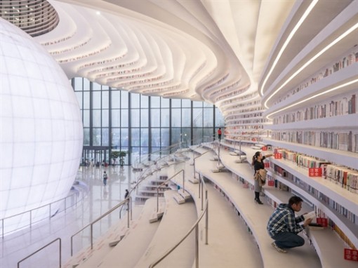 Vẻ đẹp của thư viện 'khủng' ở Trung Quốc khiến triệu người mê mẩn