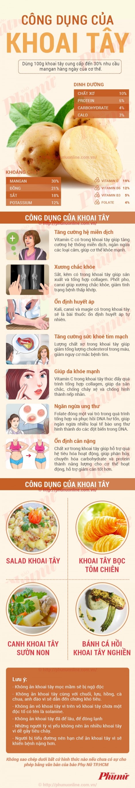 Khoai tây có chất gì khiến chị em mê mệt?