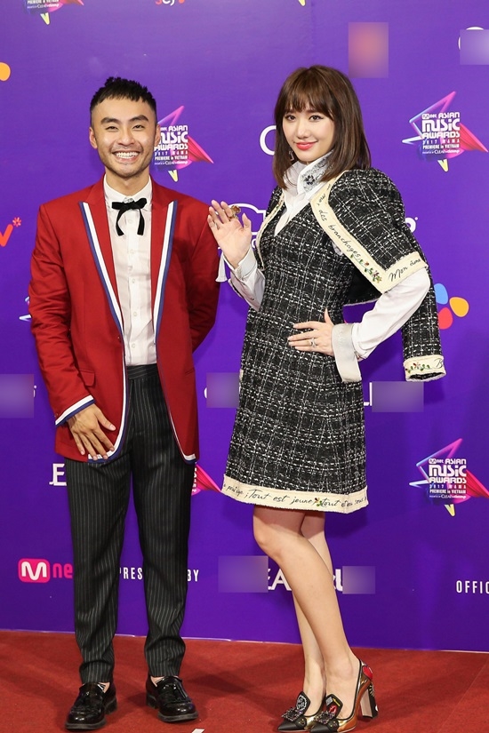 Nhung bo canh dep cua sao Viet tai tham do MAMA 2017