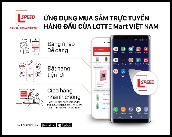 Lotte Mart ra mat Speed Lotte - ung dung di dong thong minh voi nhieu uu dai