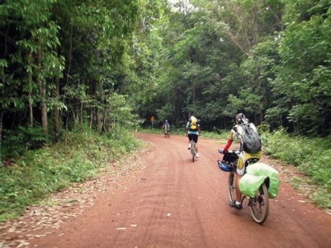 Đạp xe xuyên rừng