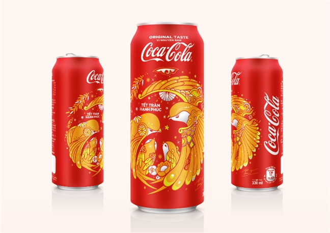 Nhung nghe si dung sau bao bi Tet 2018 cua Coca-Cola