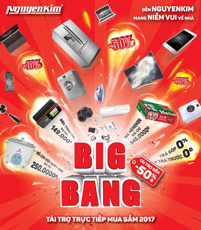 Big Bang 2017: khoi dong mua mua sam lon nhat trong nam