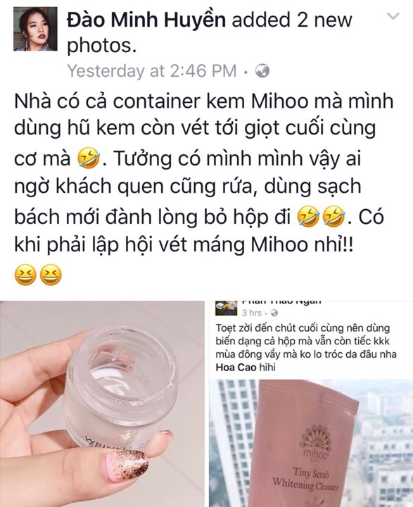 Nguoi dep Viet tin dung va review my pham Mihoo nhu the nao?