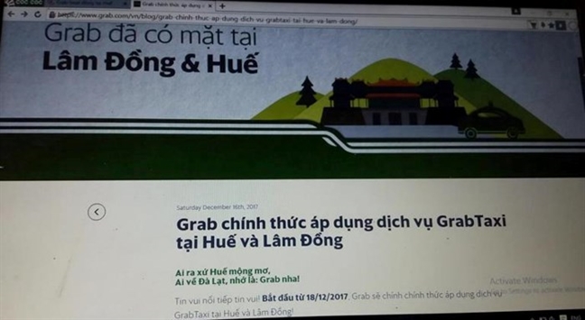 Lanh dao tinh Thua Thien - Hue 'truy' So GTVT: Biet Grab hoat dong 'chui', tai sao khong dep?