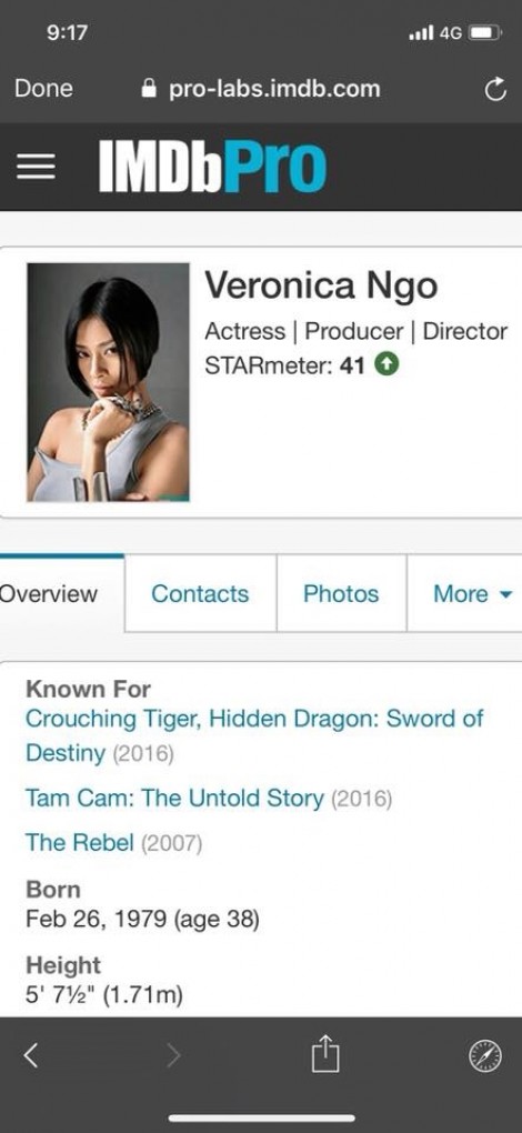 Có thật Ngô Thanh Vân 'vượt nhiều tên tuổi điện ảnh thế giới trên IMDb'?