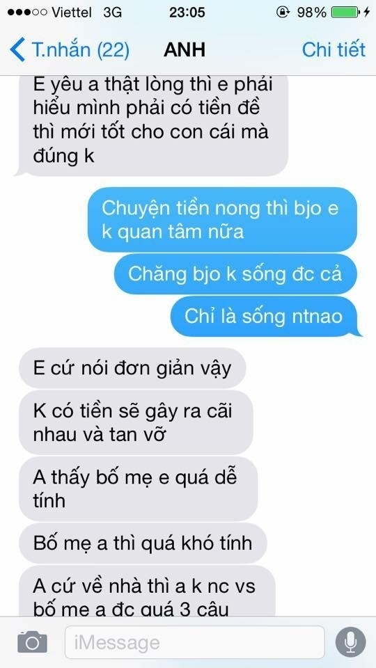 Sau khi cau xin ban gai pha thai, anh cong bo ngay tinh moi