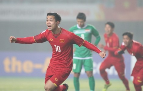 Địa chấn ở Giang Tô: U23 Việt Nam làm nên lịch sử trước U23 Iraq
