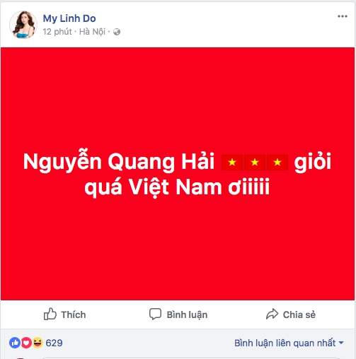 Lang giai tri han hoan, ron rang voi chien thang cua U23 Viet Nam