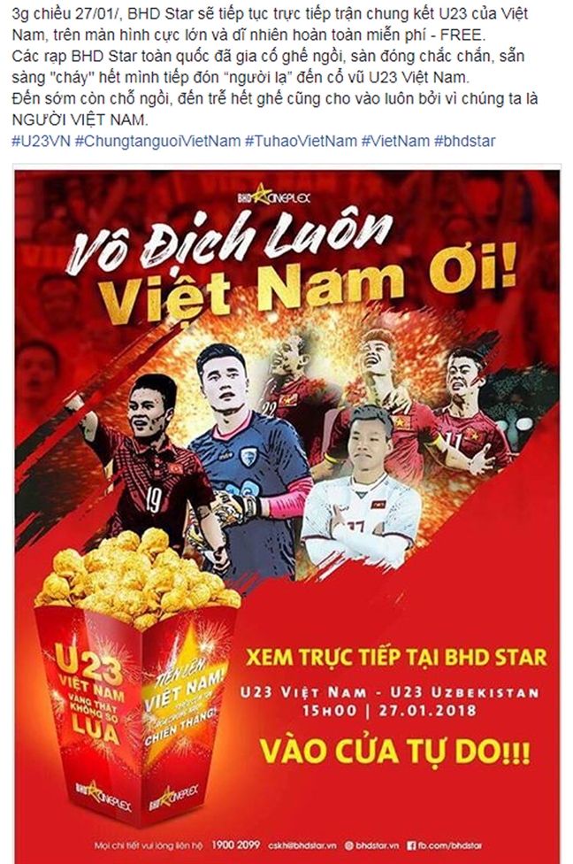 Do xo san hang co vu tran chung ket U23 Viet Nam