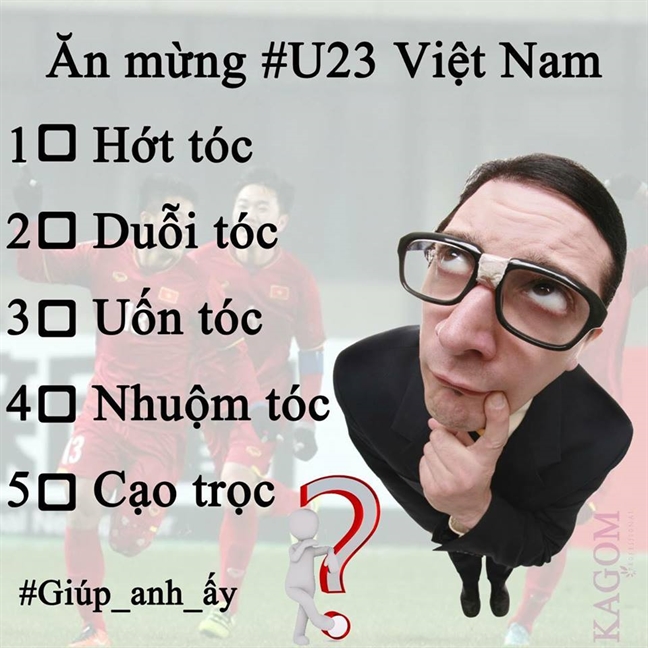 Cac kieu lam dep ‘doc la’ co vu U23 Viet Nam