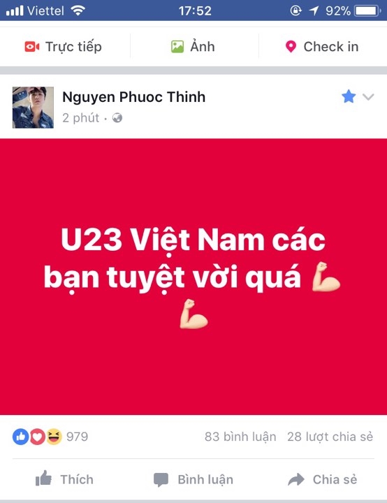 Nghe si Viet: 'U23 Viet Nam da thuc su la nhung anh hung'