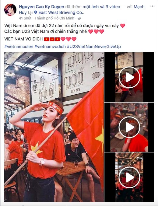 Nghe si Viet: 'U23 Viet Nam da thuc su la nhung anh hung'