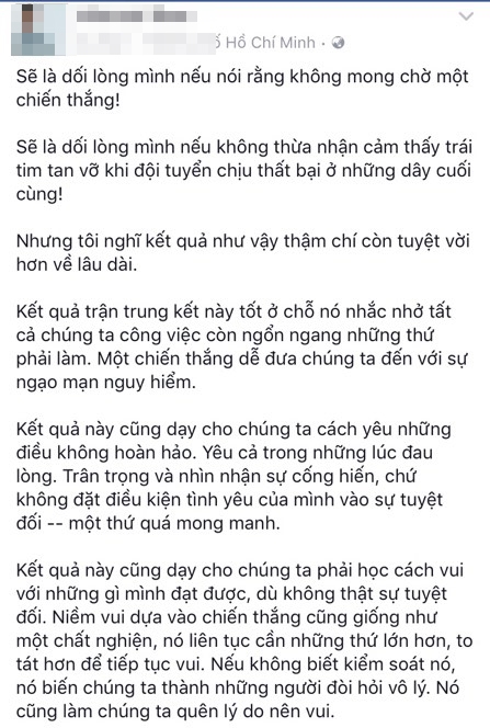 Tam tu hang trieu co dong vien gui U23 Viet Nam
