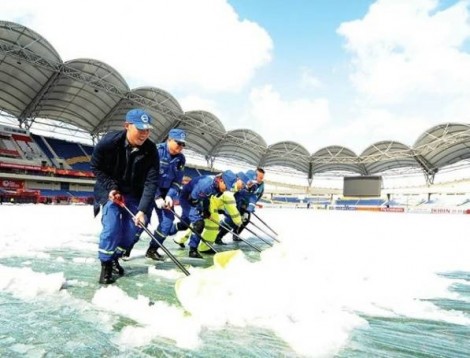 Không hoãn trận U23 Việt Nam - Uzbekistan dù tuyết rơi dày đặc