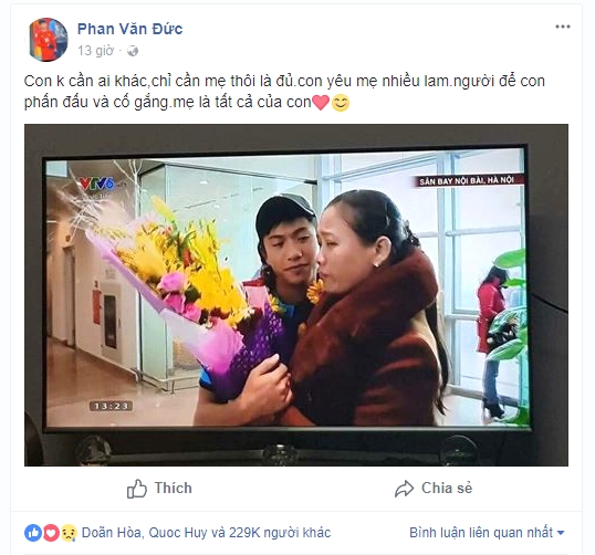 Nguoi dan xu Nghe ngong cho ngay Van Duc, Xuan Manh ve que nha