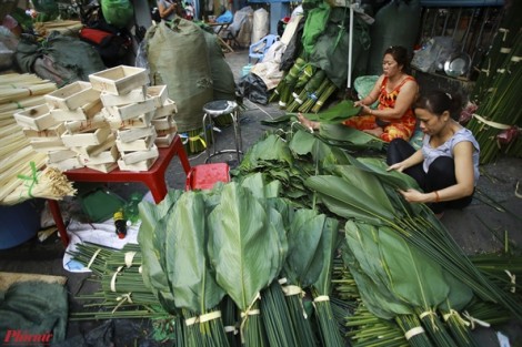 Chợ lá dong tồn tại hơn nửa thế kỷ ở Sài Gòn