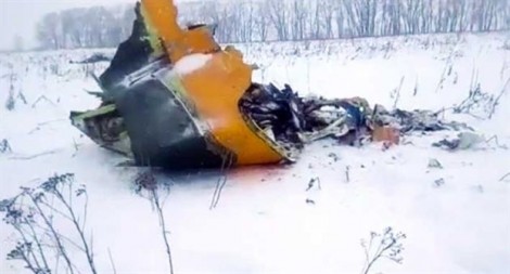 Chưa thể xác định nguyên nhân máy bay Nga chở 71 người rơi ngay sau khi cất cánh