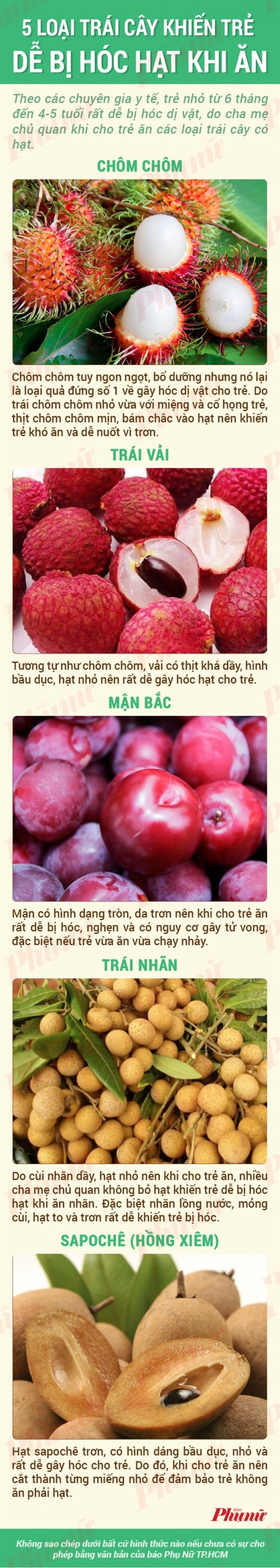 5 loại trái cây khiến trẻ dễ bị hóc hạt khi ăn
