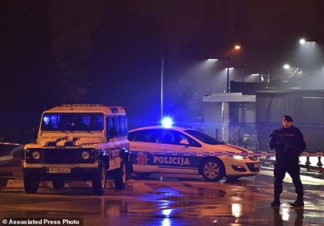 Tấn công liều chết tại Đại sứ quán Mỹ ở Montenegro