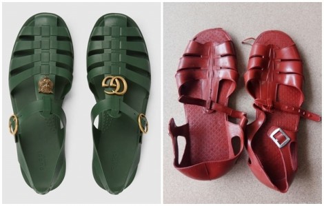 Sandal hơn 10 triệu đồng của Gucci giống dép rọ bộ đội Việt Nam đến bất ngờ