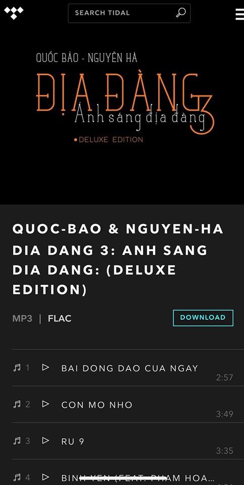 Nhac si Quoc Bao kien don vi 'cuop' ban quyen album 'Dia dang III'