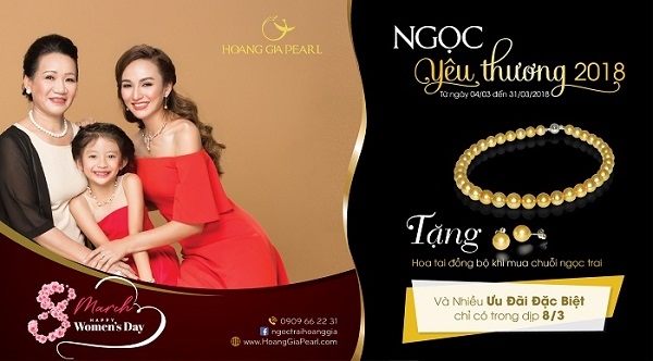 Nhan qua tang 'Ngoc Yeu Thuong' tu Hoang Gia Pearl