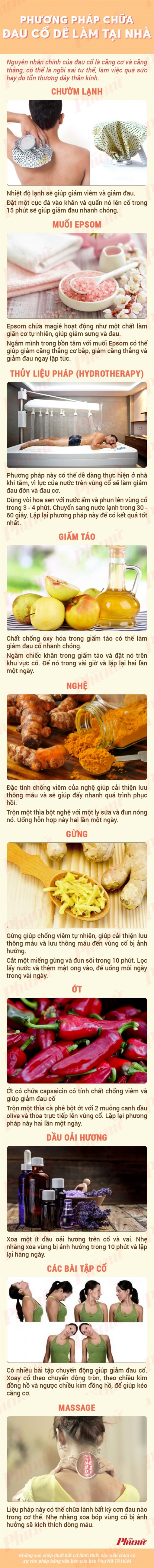 Cách chữa đau cổ tại nhà rất dễ làm