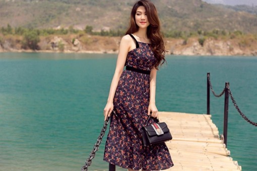 Siêu mẫu Thu Hằng gợi ý cách diện váy hoa ngày hè