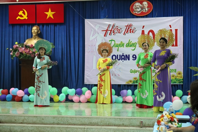 Quan 9: Soi noi hoi thi 'Duyen dang ao dai'