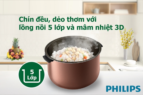 Cham lo bua an ngon khoe, da co Philips