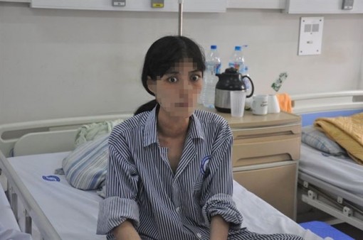 Chữa bướu cổ bằng thuốc nam tự chế, bệnh nhân suy kiệt, hoại tử da
