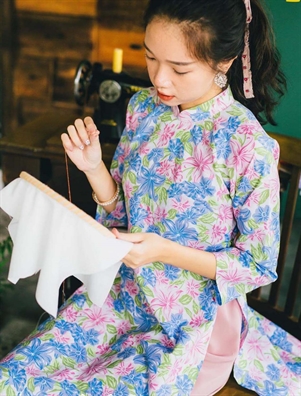 Ao dai mini khong chi la hinh anh muon nam cu