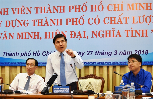Chu tich Nguyen Thanh Phong: Lanh dao TP dong hanh cung sinh vien trong cach mang 4.0