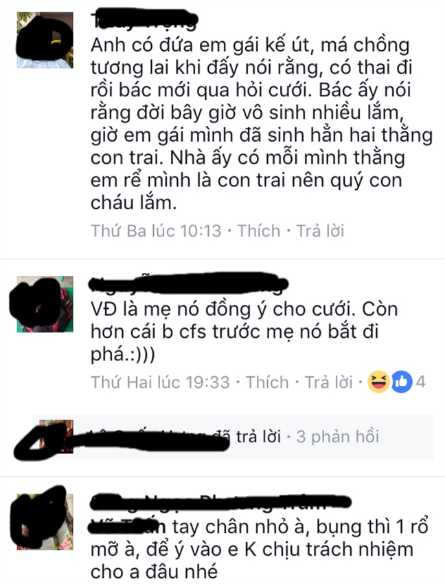 Me ban trai ep cuoi gap vi tuong bung mo la bung bau