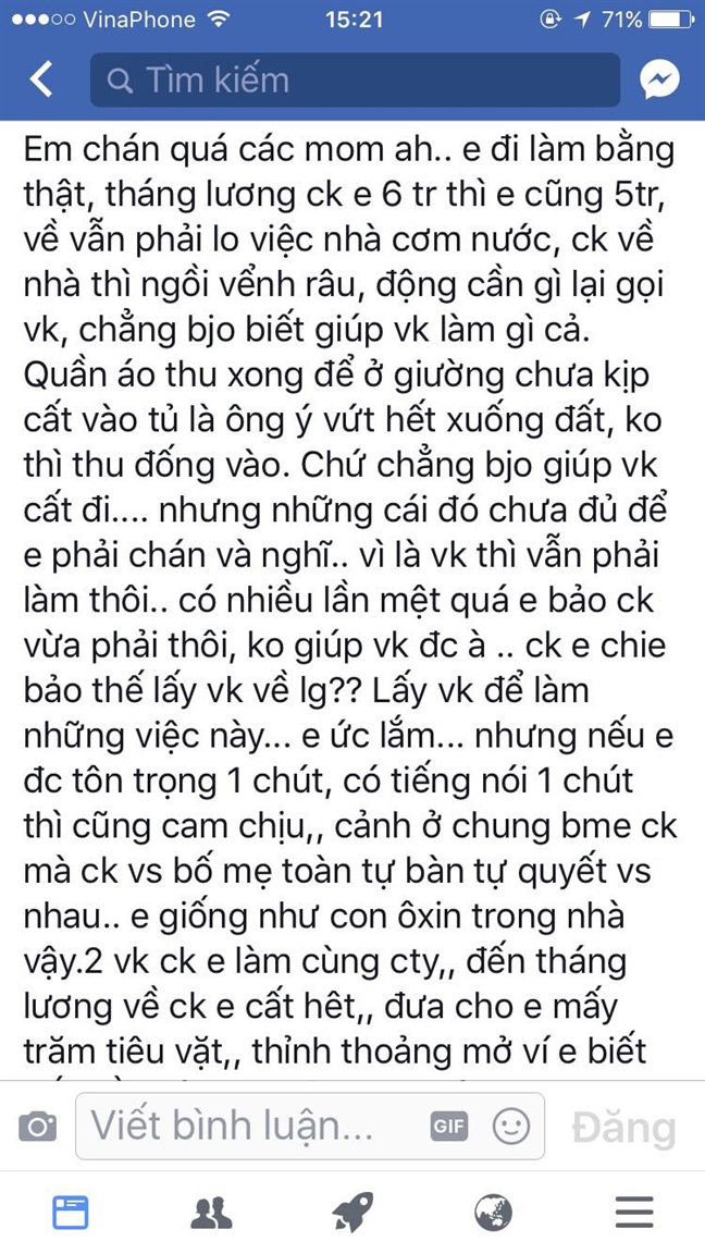 Chong gia truong, lot sach luong vo, bai hoc cho chi em nhu nhuoc